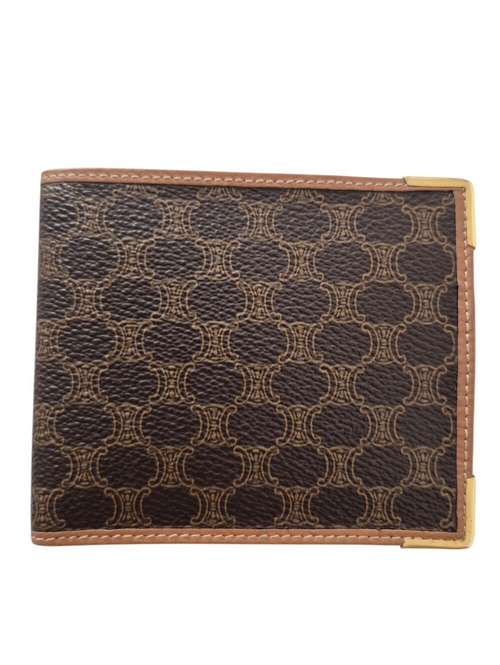 Vintage Celine Triomphe Macadam Bi-fold Wallet